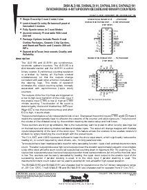 浏览型号SN74ALS191的Datasheet PDF文件第1页