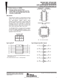 浏览型号SN54ALS1005的Datasheet PDF文件第1页