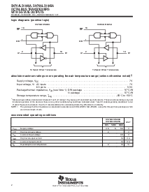 浏览型号SN74ALS1640A的Datasheet PDF文件第2页