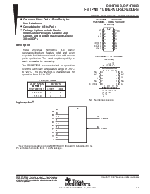 浏览型号SN74F280B的Datasheet PDF文件第1页