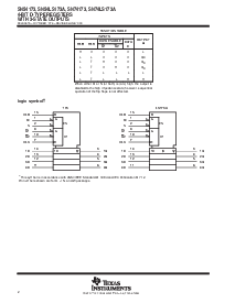 浏览型号SN54LS173A的Datasheet PDF文件第2页