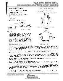 浏览型号SN54LS190的Datasheet PDF文件第1页