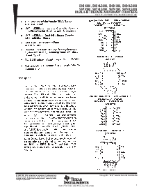 浏览型号SN74LS393的Datasheet PDF文件第1页