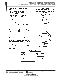 浏览型号SN54S257的Datasheet PDF文件第1页