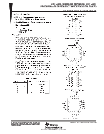 浏览型号SN54LS292的Datasheet PDF文件第1页