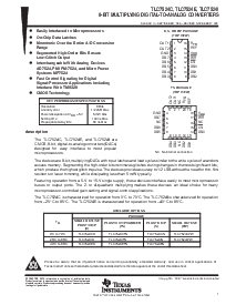 浏览型号TLC7524I的Datasheet PDF文件第1页
