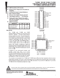 浏览型号TLC545C的Datasheet PDF文件第1页