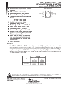 浏览型号TLC548I的Datasheet PDF文件第1页