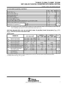 浏览型号TLC0834C的Datasheet PDF文件第7页