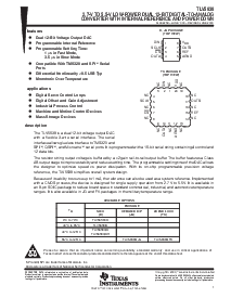 浏览型号TLV5638的Datasheet PDF文件第1页