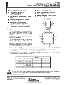 浏览型号TLV5618A的Datasheet PDF文件第1页