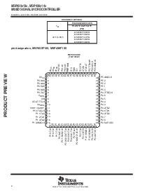 浏览型号MSP430x14x的Datasheet PDF文件第2页
