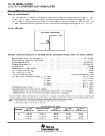 浏览型号TLC339的Datasheet PDF文件第2页