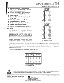 浏览型号SN75172的Datasheet PDF文件第1页