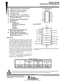 浏览型号MAX232的Datasheet PDF文件第1页