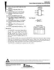 浏览型号SN65LVDS1的Datasheet PDF文件第1页