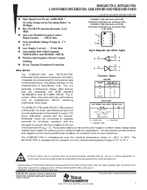 浏览型号SN65LBC179A的Datasheet PDF文件第1页