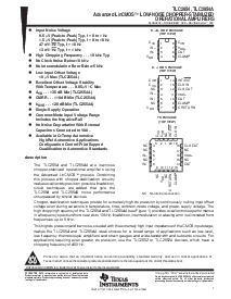 浏览型号TLC2654A的Datasheet PDF文件第1页