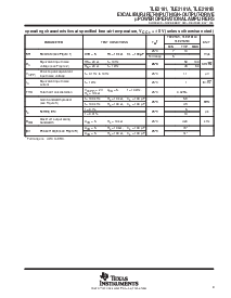 浏览型号TLE2161A的Datasheet PDF文件第9页