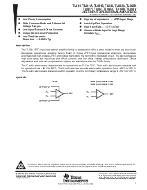 浏览型号TL081的Datasheet PDF文件第1页