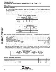 浏览型号THS4150的Datasheet PDF文件第2页