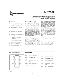浏览型号bq2058T的Datasheet PDF文件第1页
