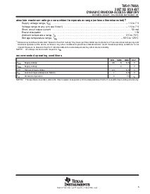 浏览型号TMS417800A的Datasheet PDF文件第5页
