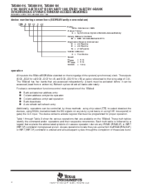浏览型号TMS664814的Datasheet PDF文件第4页