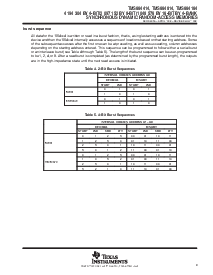 浏览型号TMS664814的Datasheet PDF文件第9页