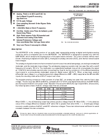 浏览型号MSP58C20的Datasheet PDF文件第1页