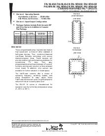 浏览型号PAL16R4A-2M的Datasheet PDF文件第1页