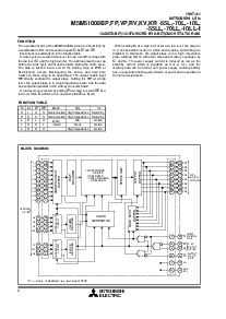 浏览型号M5M51008KR-10LL-I的Datasheet PDF文件第2页