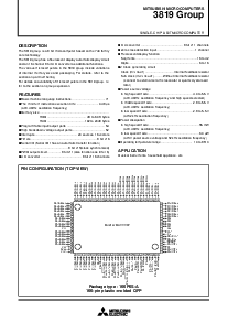 浏览型号3819 GROUP的Datasheet PDF文件第1页