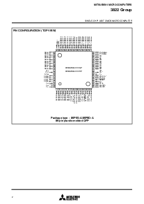 浏览型号3822 GROUP的Datasheet PDF文件第2页