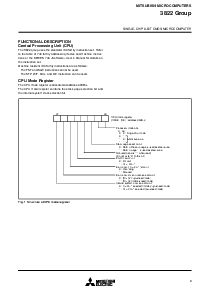 浏览型号3822 GROUP的Datasheet PDF文件第9页