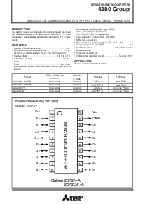 浏览型号4280 GROUP的Datasheet PDF文件第1页