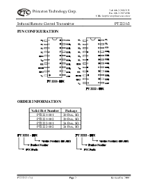 浏览型号PT2221的Datasheet PDF文件第2页