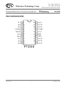 浏览型号PT2258的Datasheet PDF文件第2页