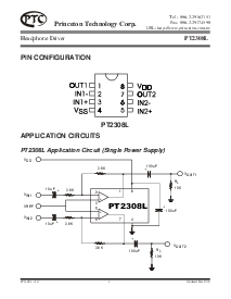 浏览型号PT2308L的Datasheet PDF文件第2页