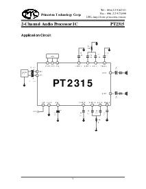 浏览型号PT2315的Datasheet PDF文件第3页