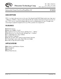 浏览型号PT2351的Datasheet PDF文件第1页