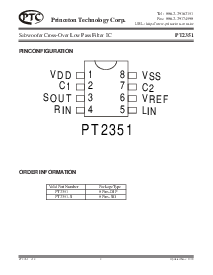 浏览型号PT2351的Datasheet PDF文件第2页