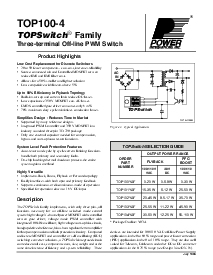 浏览型号TOP100的Datasheet PDF文件第1页