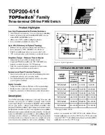 浏览型号TOP204的Datasheet PDF文件第1页