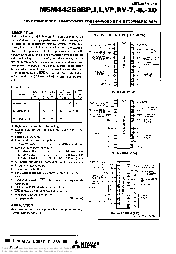 浏览型号M5M44256BP的Datasheet PDF文件第1页