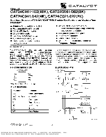 浏览型号CAT24C042的Datasheet PDF文件第1页