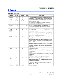 浏览型号w91330n series的Datasheet PDF文件第3页