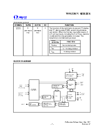 浏览型号w91330n series的Datasheet PDF文件第5页