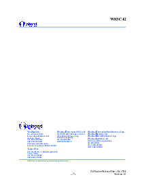 浏览型号W83C42的Datasheet PDF文件第15页