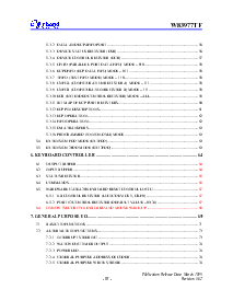 浏览型号W83977TF的Datasheet PDF文件第5页